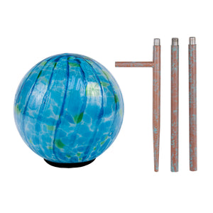 LunaLite 6" Lollipop Globe Stake - Blue