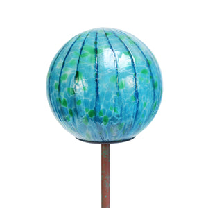 LunaLite 6" Lollipop Globe Stake - Blue