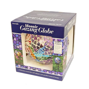 10" Hummingbird Mosaic Gazing Globe