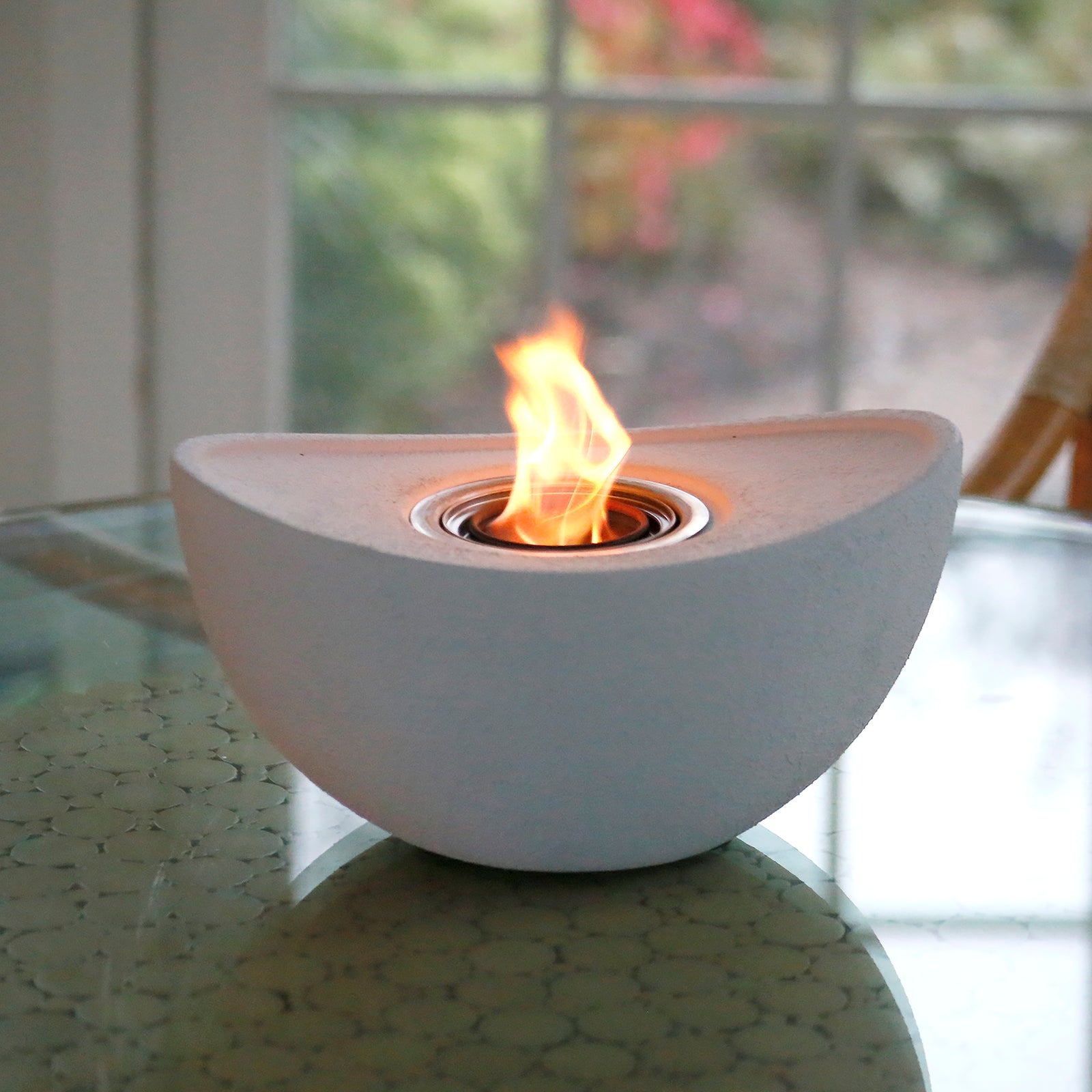 EchoFlame Bari Ceramic Fireplace